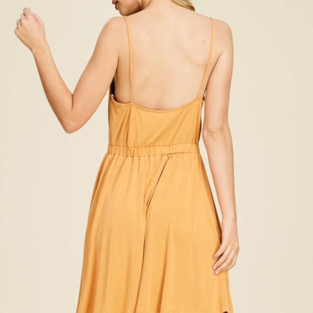 Lilorne Cupro Tie Front California Sunset Sundress - Picture 6 of 7